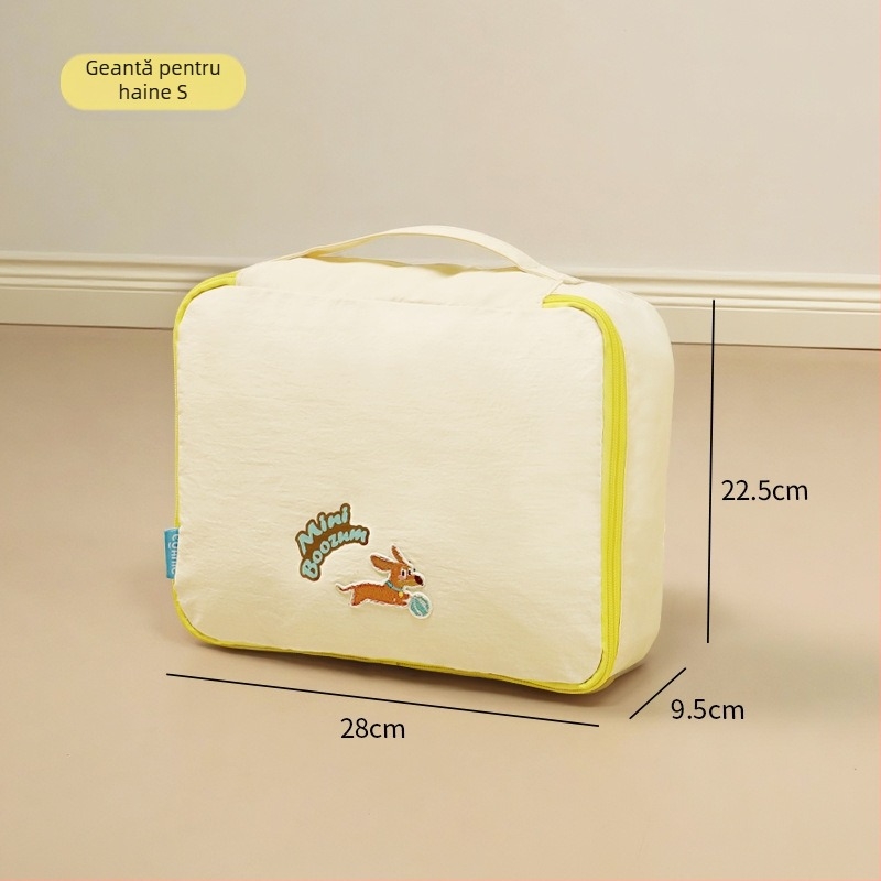 Set de depozitare pentru călătorii, 7 piese, formă cub, 600D Oxford, pliabil