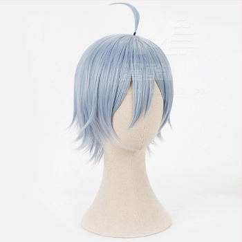 Perucă cosplay - păr scurt buclat, stil anime, material: sârmă rezistentă la temperaturi înalte, marcă Cool