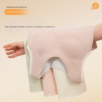 Top termic pentru copii, cu căptușeală de fleece din poliester, guler rotund, pentru patru sezoane, pentru copii de peste 8 ani