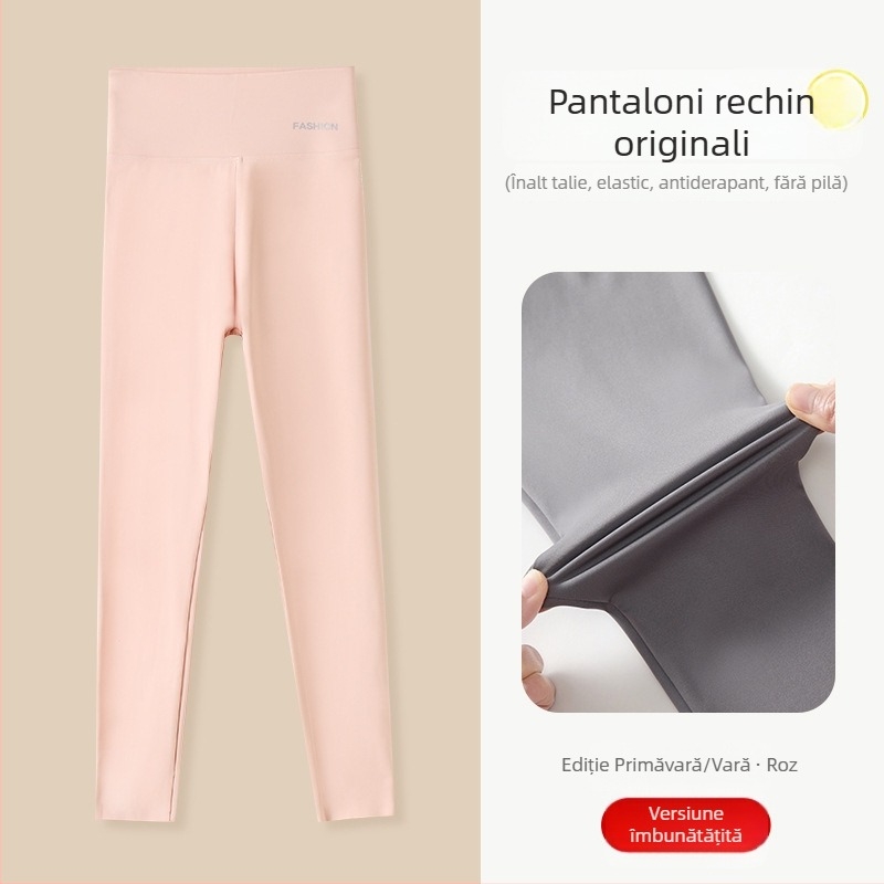 Colanți pentru fetițe, imprimeu rechin, talie înaltă, nailon 81,2%, lungime 9/10, talie elastică, primăvara 2024, pentru copii peste 8 ani (peste 140 cm)