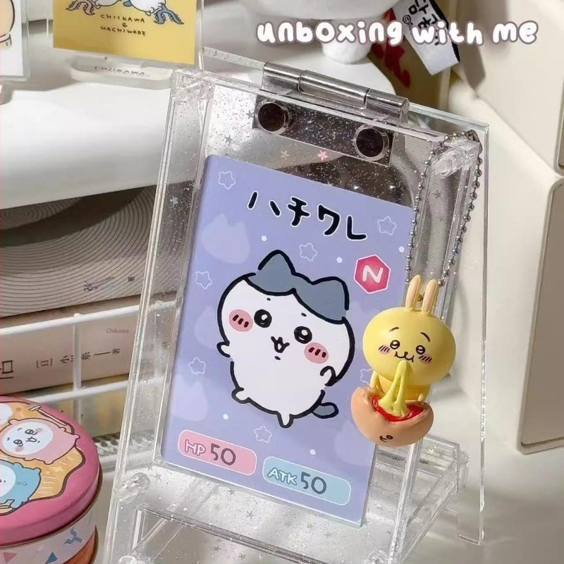 Suport de afișare pentru carduri din acril, cu compartimente pentru carduri, suport de birou, cadru de depozitare – personalizabil