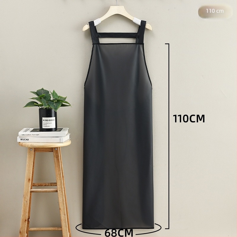 Șorț TPU fără mâneci pentru bucătărie și catering, design modern minimalist