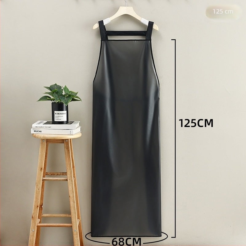 Șorț TPU fără mâneci pentru bucătărie și catering, design modern minimalist