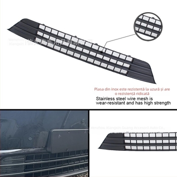 Plasă frontală anti-țânțari pentru Leapmotor C10, decor exterior, compatibilă cu 24 de variante (Material: ABS; Brand: Inspiring; Compatibilitate: 24 variante C10)
