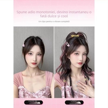 Perucă cu coadă de cal – model Grasp ponytail, fir rezistent la temperaturi înalte, necolorabilă sau nepermamentă, potrivită pentru orice nuanță a pielii și formă a feței