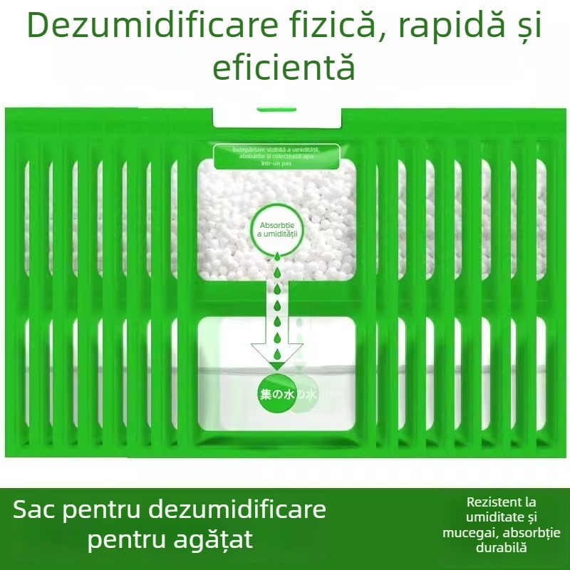 Pungă cu desicant pentru garderobă și cameră — uscare și desumidificare, absorbție de umiditate, fără parfum, origine Zhejiang