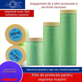 Film de mască pentru vopsire auto – nu se decojează vopseaua și nu lasă reziduuri, film de mascare HDPE, vâscozitate mare, grosime 0,7