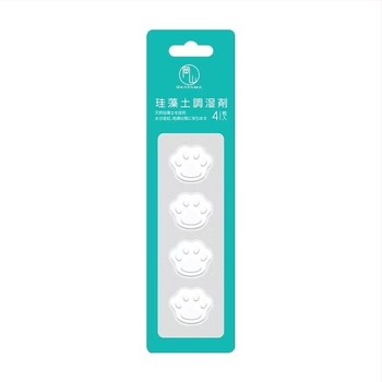 Okayama desicant diatomit alimentar pentru uscare și desumidificare; parfum: trandafir; 60 g; cutie cu 200 buc