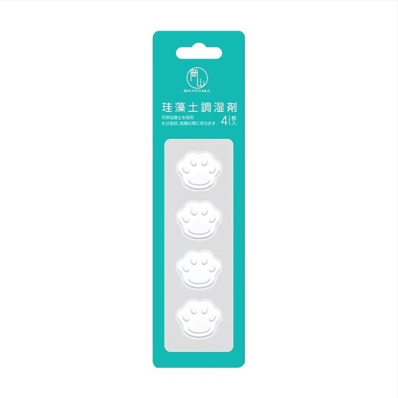 Okayama desicant diatomit alimentar pentru uscare și desumidificare; parfum: trandafir; 60 g; cutie cu 200 buc