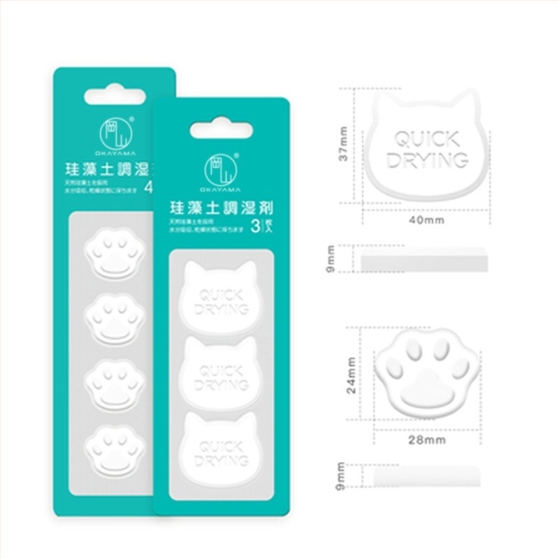 Okayama desicant diatomit alimentar pentru uscare și desumidificare; parfum: trandafir; 60 g; cutie cu 200 buc