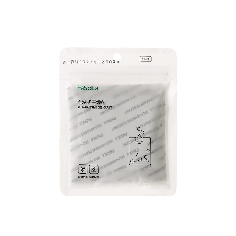 FaSoLa Desicant pentru garderobă — montmorillonit natural și cărbune activ, uscare și controlul umidității, 50 g pachet