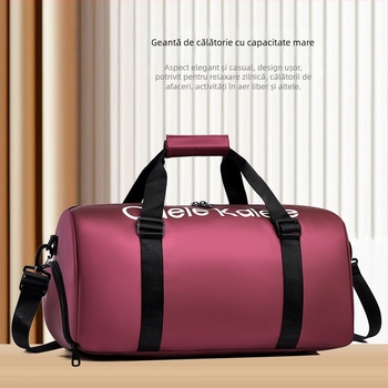 Rucsac unisex pentru drumeții în aer liber, din material membran, compartiment uscat/umed, rezistent la abraziune, anti-tăiere (Shengao)