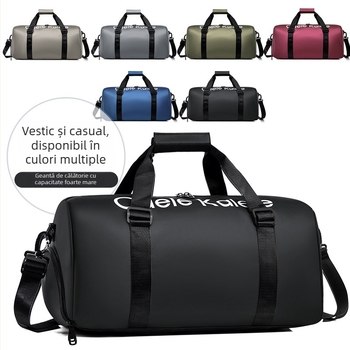 Rucsac unisex pentru drumeții în aer liber, din material membran, compartiment uscat/umed, rezistent la abraziune, anti-tăiere (Shengao)