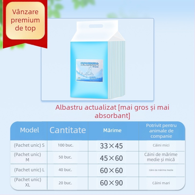 Tampoane de urină pentru animale de companie, pentru câini și pisici, 100 buc., țesătură nețesută, absorbante și neutralizante mirosuri