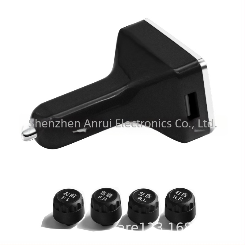 TPMS wireless cu afișaj independent pe patru roți, afișaj digital, interval 0-6 BAR, pentru sedan, SUV și camping-car