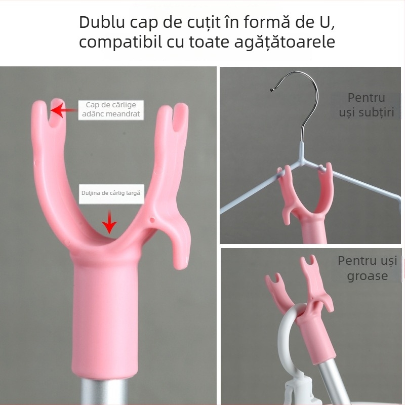 Meiliya Furcă pentru Haine din Aliaj de Aluminiu pentru Uscare pe Balcon