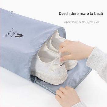 Geantă de depozitare pantofi (formă cubică, material twill, multifuncțională, pentru pantofi și cizme)