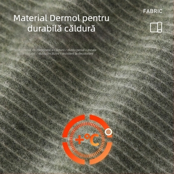 Pantaloni termici pentru copii din velur - în dungi, groși, talie medie, toamnă-iarnă, 62,5% poliester