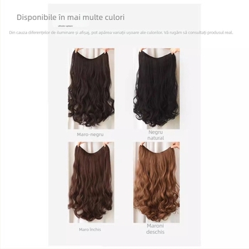 Perucă Lois – Piesă de păr în formă V, model V-shaped hair patch, material păr: fibră rezistentă la temperaturi înalte