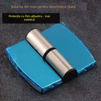 Set hardware pentru separator de toalete publice din oțel inoxidabil, cu balamale, încuietoare indicator și suporturi pentru picioare, finisaj wire drawing