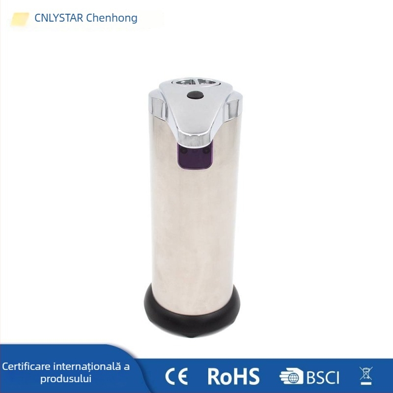 ONLYSTAR Dispenser de săpun cu senzor – oțel inoxidabil, senzor fără atingere cu infraroșu, montaj pe masă, 273 g