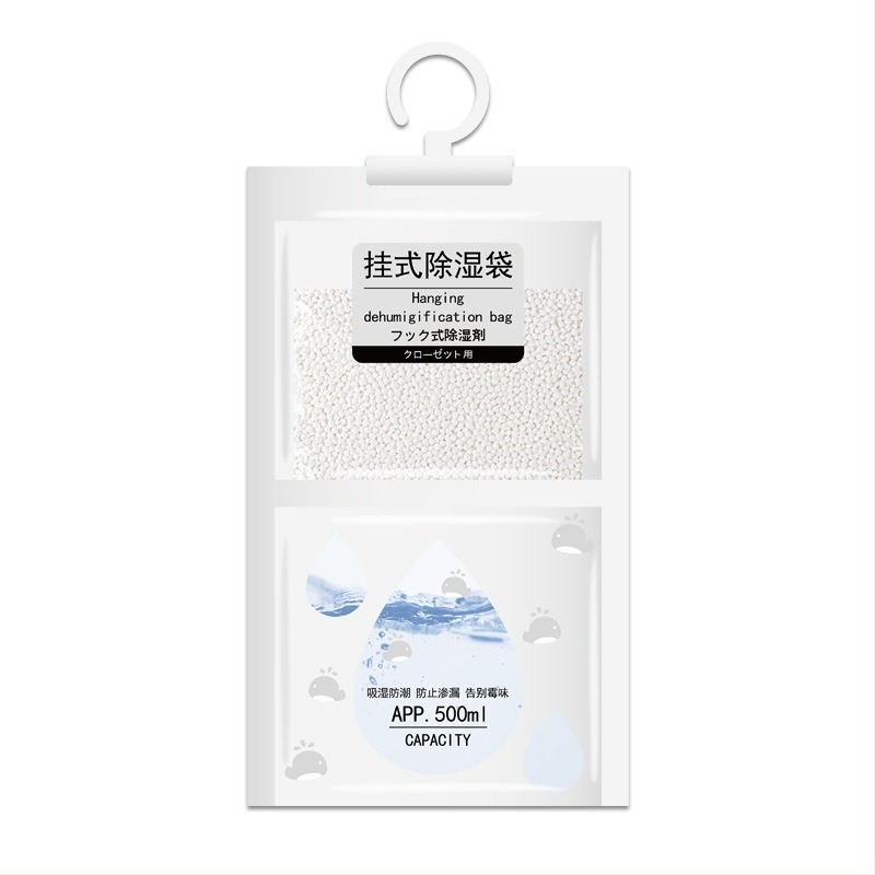 Sac atașabil de absorbție a umezelii pentru dulapuri și camere interioare – 80 g, fără miros, 100 buc./cutie