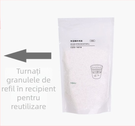 Fasola Pungi Desicante pentru uscare și desumidificare — Absorbant de umidă pentru dormitor și garderobă, anti mucegai, pachet cu 12 cutii