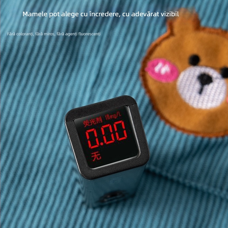 Pantaloni de iarnă pentru copii din corduroy, impermeabili, unisex, model desen animat, poliester, pentru înălimi 66–140 cm, vârsta 3–8 ani