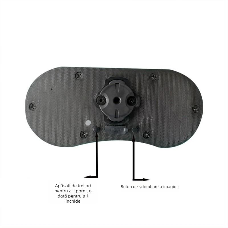 Lumină spate pentru bicicletă Devil Eye – reîncărcabilă, fără cabluri, LED dublu, corp ABS, 5V 2W