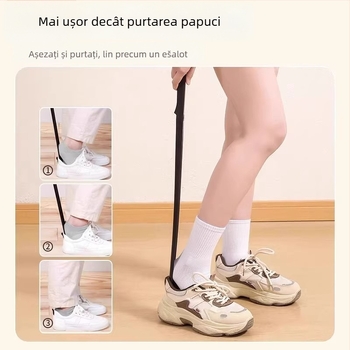 Dorn magnetic pentru încălțăminte cu mâner lung — accesoriu premium pentru uz casnic, destinat femeilor însărcinate și persoanelor în vârstă