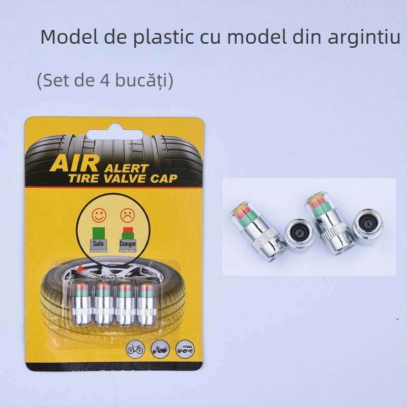 Capac monitorizare presiune pneuri cu senzor – pentru autoturisme mici, 0–200 psi, precizie înaltă