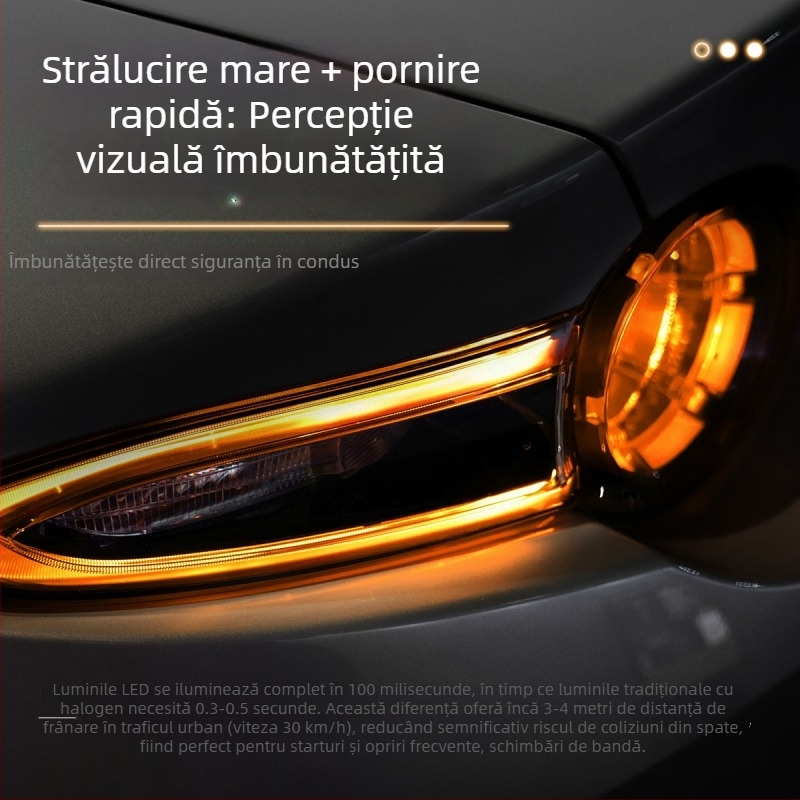 Semnal LED auto Ba15s/BA15s/1157, aluminiu, universal