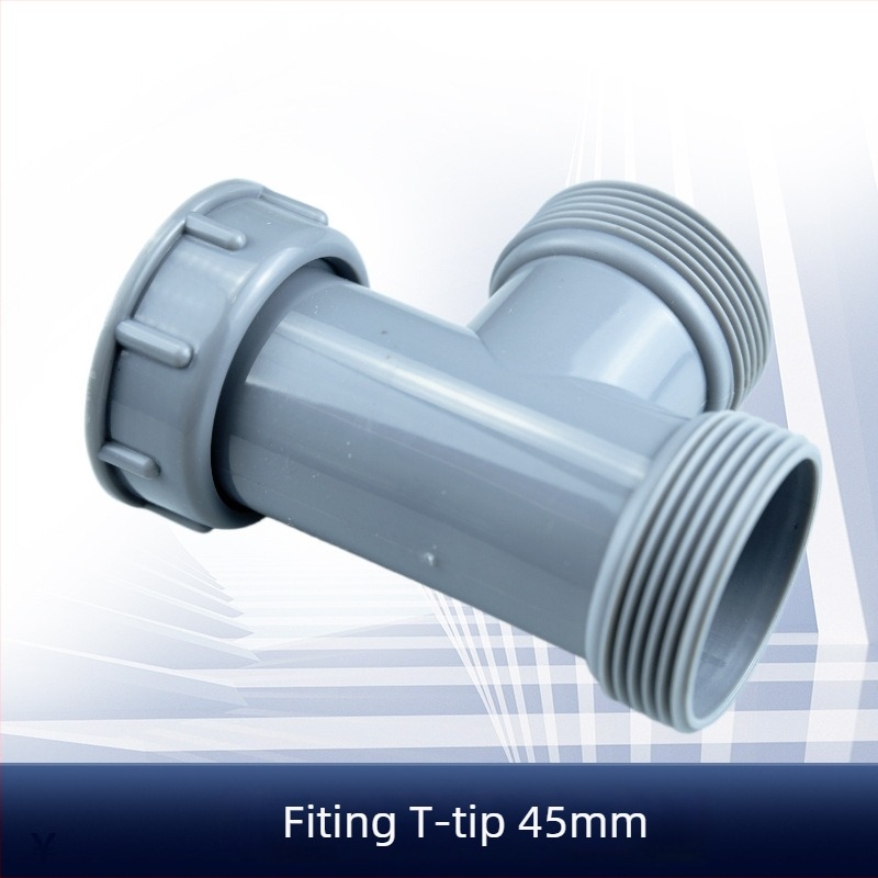 Conector T-tee pentru chiuveta de bucătărie, PP, model T tee, Qingduo, stil modern minimalist, 28.8 g