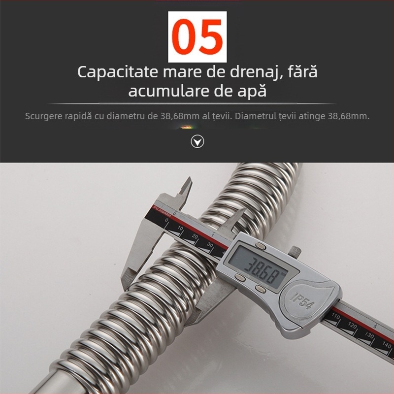 Dafeng Țeavă de canalizare din oțel inoxidabil, formă S, flip plate, procesare personalizată