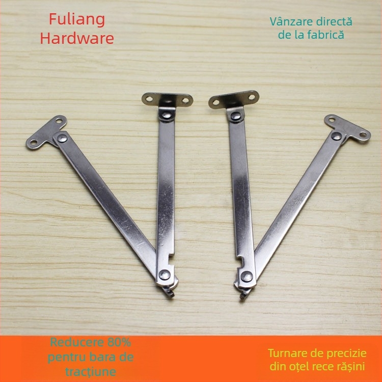 Tijă dublă de tracțiune pentru dulapuri și expoziții — fier, Secțiunea II, stil modern minimalist, ștanțare metalică, poate fi personalizată