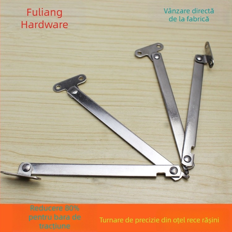 Tijă dublă de tracțiune pentru dulapuri și expoziții — fier, Secțiunea II, stil modern minimalist, ștanțare metalică, poate fi personalizată