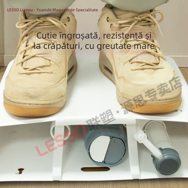 Rezervor de spălare Lesso pentru toaletă – universal, montaj pe perete, 4–7 L, control manual, PP