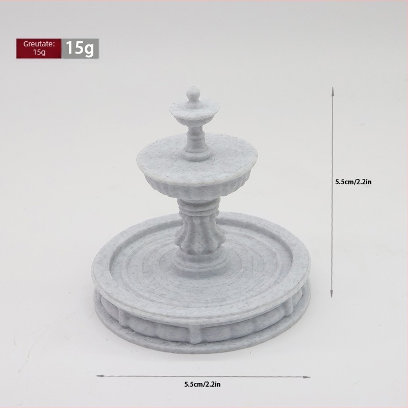 Peisaj micro, vilă, grădină, peisaj acvatic, mini fântână – model cu flux de apă în straturi, pentru vârsta 14+, destinat tinerilor 15–35.