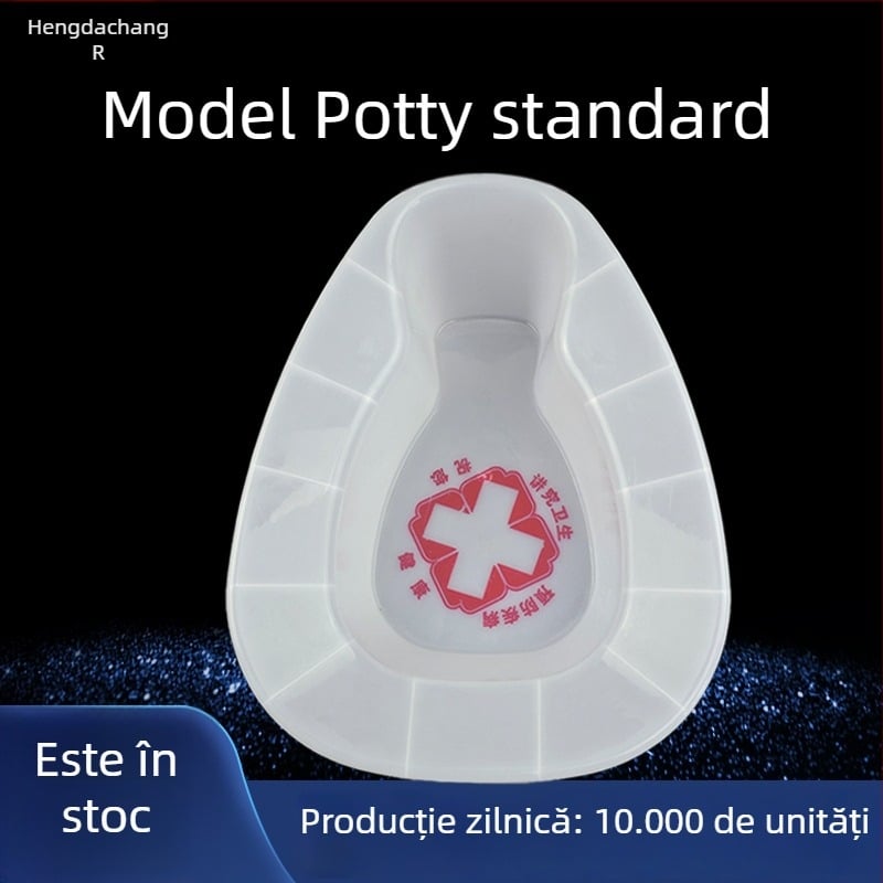 Vas de pat din plastic pentru spital – marca Yuhengjian, plastic, stil modern minimalist, 100 buc./cutie