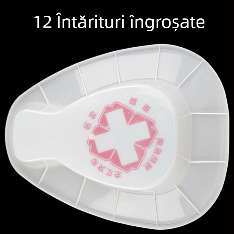 Vas de pat din plastic pentru spital – marca Yuhengjian, plastic, stil modern minimalist, 100 buc./cutie