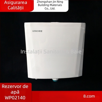 Liansu PP rezervor de apă pentru toaletă în genunchi — 6 L Spălare, Control manual, Drenaj pe perete
