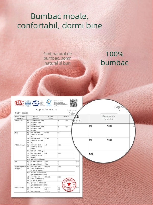 Set termic pentru copii (top și pantaloni) din 100% bumbac, țesătură subțire, finisaj moale, pentru toamnă și iarnă, pentru copii de peste 8 ani