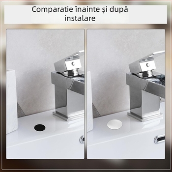 Capac decorativ pentru gaura din chiuvetă, ABS, model RB-1-54-01, 12 g, 49#, stil modern și simplu