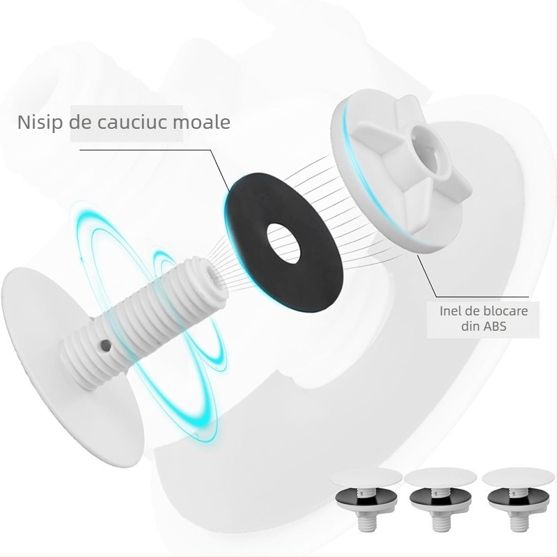 Capac decorativ pentru gaura din chiuvetă, ABS, model RB-1-54-01, 12 g, 49#, stil modern și simplu