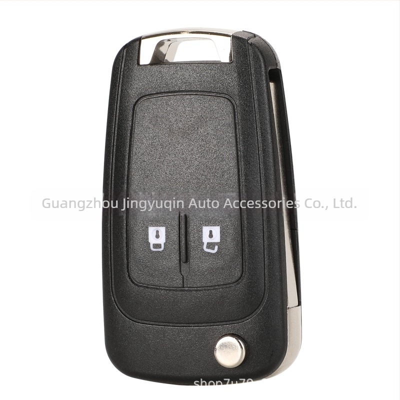 Carcasă pentru cheie pliabilă (model original) pentru Chevrolet/Opel/Buick Cruze Malibu – compatibilă cu 2/3/4/5 chei; carcasă din plastice de inginerie; lamă cheie din cupru; 42 g