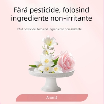 Desicant pentru garderobă cu aromă de trandafir și camfor, 200 buc, perle absorbante de umezeală