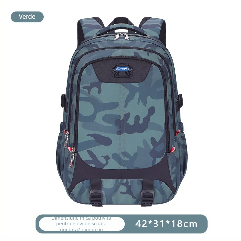Rucsac camuflaj 20–35L, PU material, bretele curbate, stil de călătorie relaxat