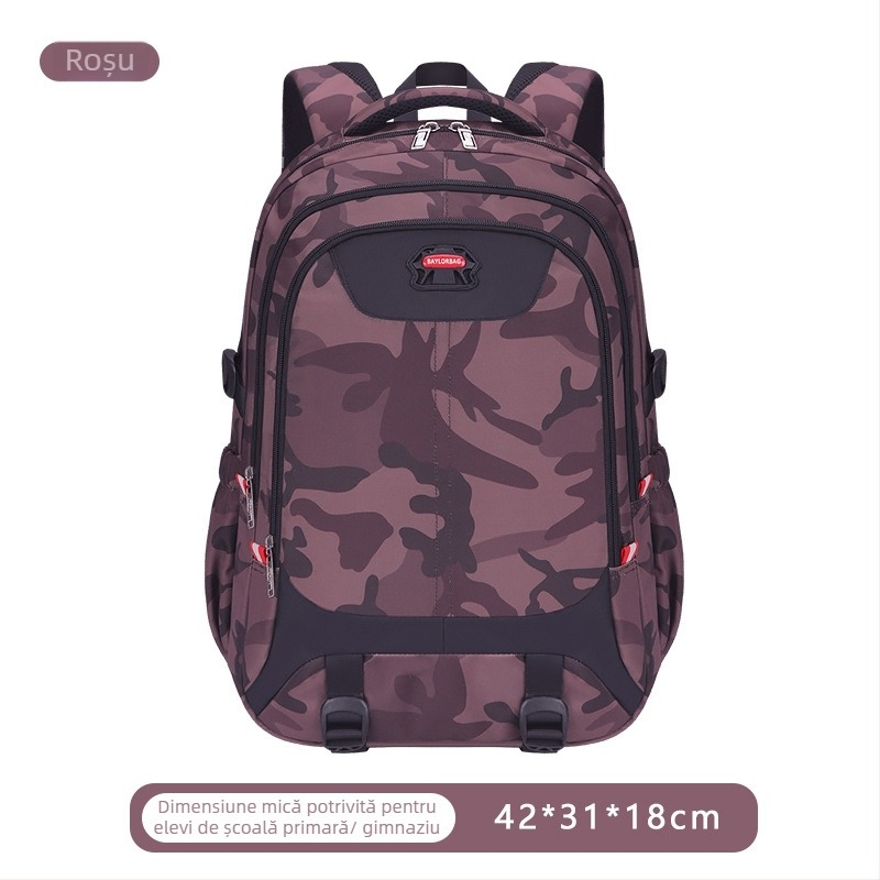 Rucsac camuflaj 20–35L, PU material, bretele curbate, stil de călătorie relaxat