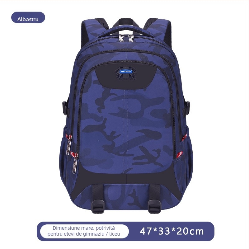 Rucsac camuflaj 20–35L, PU material, bretele curbate, stil de călătorie relaxat