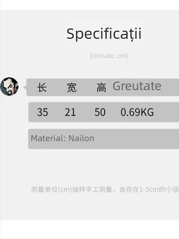 Rucsac extensibil pentru călătorii, unisex, 36–55L, nylon, laptop de 14 inch